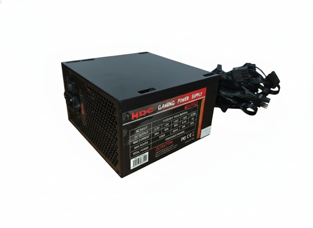 FUENTE DE PODER DE 750W MDC 20+4P, 6 SATA, 2 * 6+2p, 2p8 GAMING
